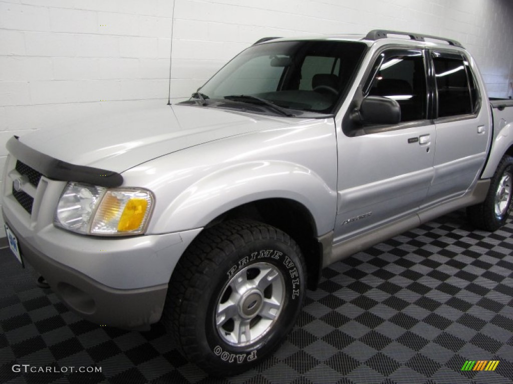 2001 Explorer Sport Trac 4x4 - Silver Frost Metallic / Dark Graphite photo #2