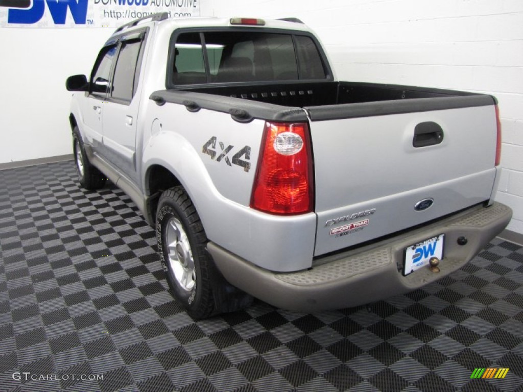 2001 Explorer Sport Trac 4x4 - Silver Frost Metallic / Dark Graphite photo #3
