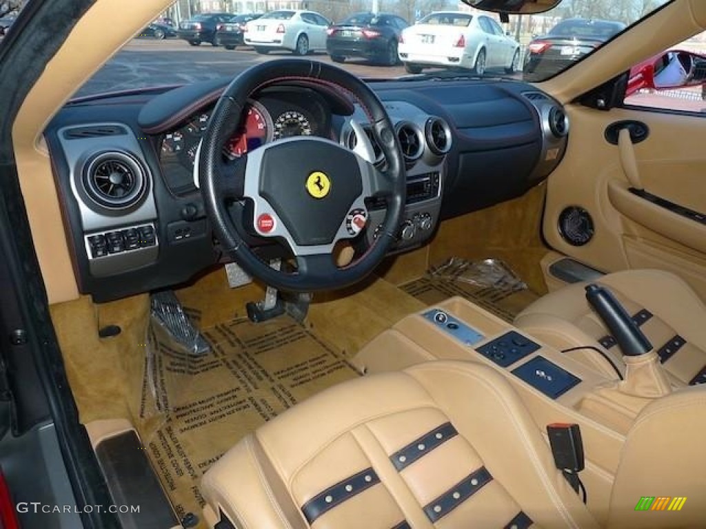 2006 Ferrari F430 Coupe F1 Beige Dashboard Photo #61164008