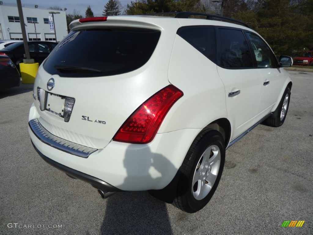 2007 Murano SL AWD - Glacier Pearl White / Cafe Latte photo #5