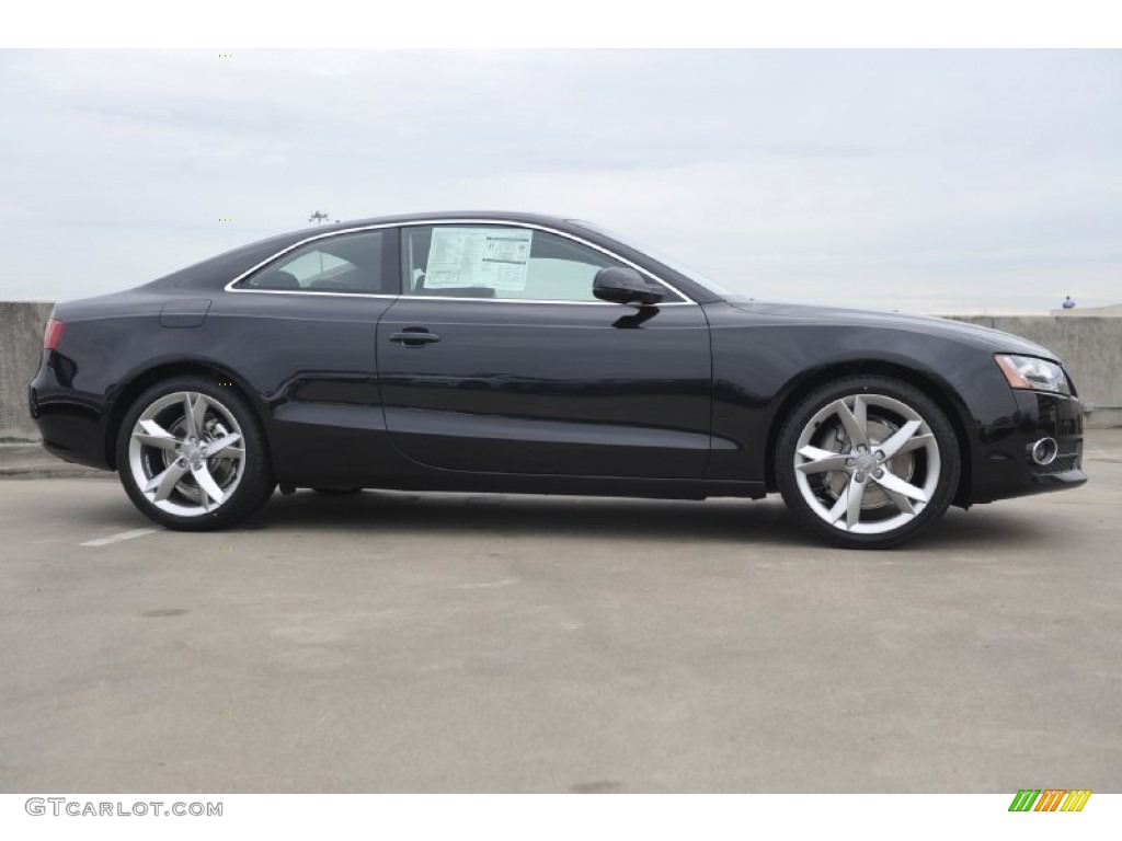 Phantom Black Pearl Effect 2012 Audi A5 2.0T quattro Coupe Exterior Photo #61164947