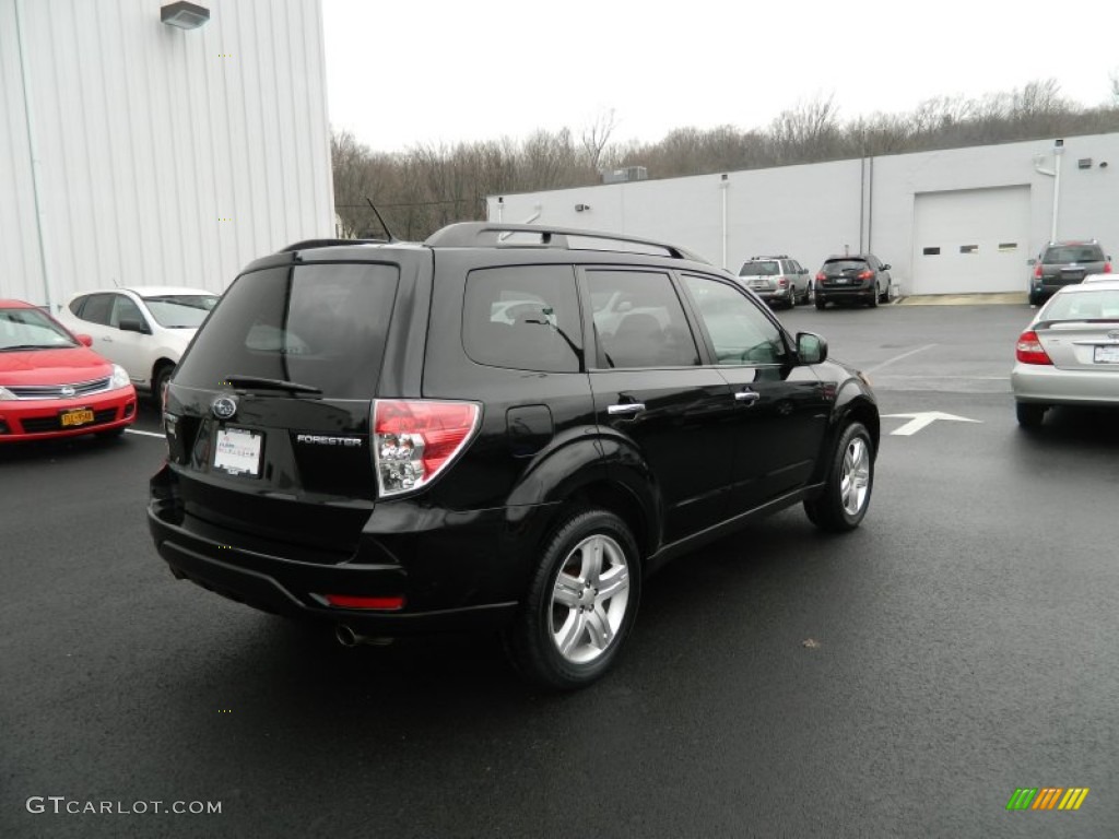 2009 Forester 2.5 X Limited - Obsidian Black Pearl / Black photo #5