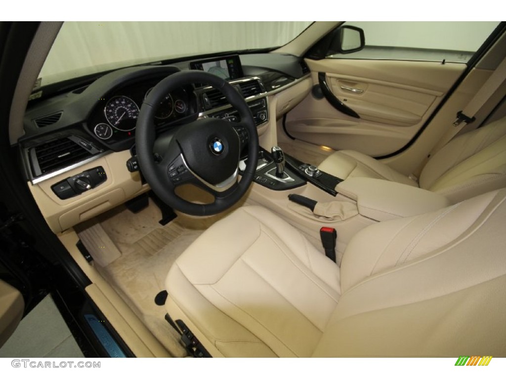 Beige Interior 2012 BMW 3 Series 328i Sedan Photo #61165991