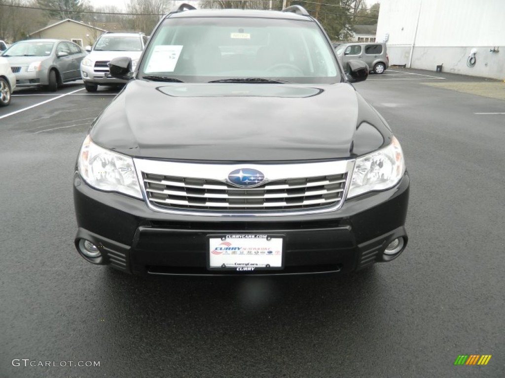 2009 Forester 2.5 X Limited - Obsidian Black Pearl / Black photo #8
