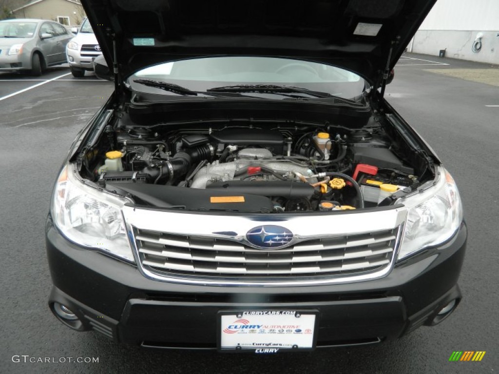 2009 Forester 2.5 X Limited - Obsidian Black Pearl / Black photo #9