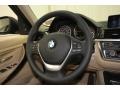 Beige 2012 BMW 3 Series 328i Sedan Steering Wheel