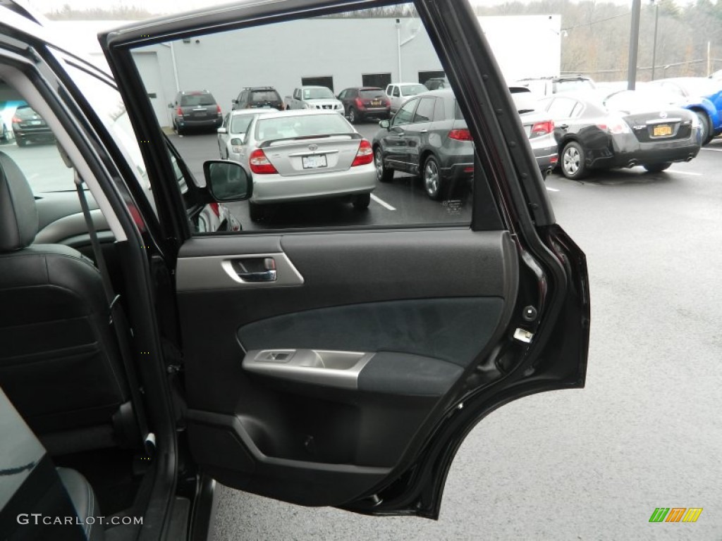 2009 Forester 2.5 X Limited - Obsidian Black Pearl / Black photo #21