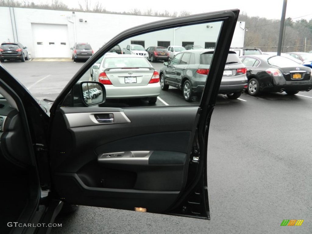 2009 Forester 2.5 X Limited - Obsidian Black Pearl / Black photo #22