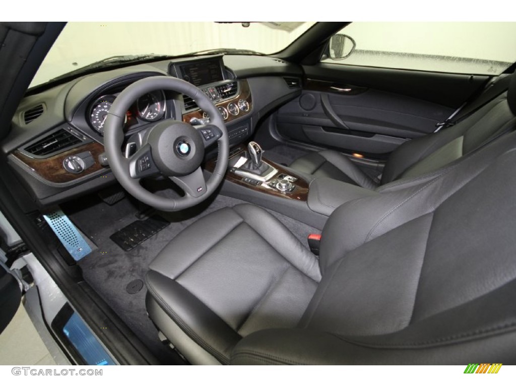 Black Interior 2012 BMW Z4 sDrive35i Photo #61166342