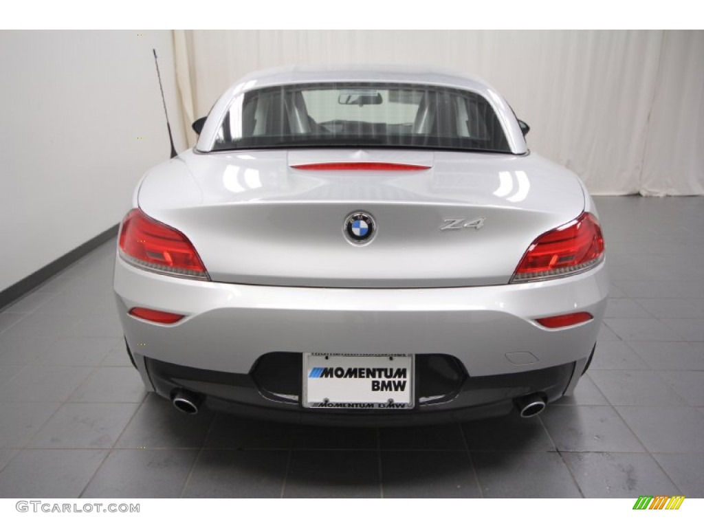 2012 Z4 sDrive35i - Titanium Silver Metallic / Black photo #11