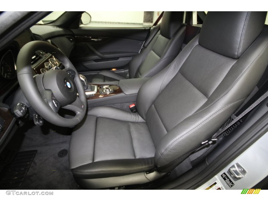 Black Interior 2012 BMW Z4 sDrive35i Photo #61166414