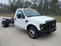 Oxford White 2008 Ford F350 Super Duty XL Regular Cab Chassis Commercial
