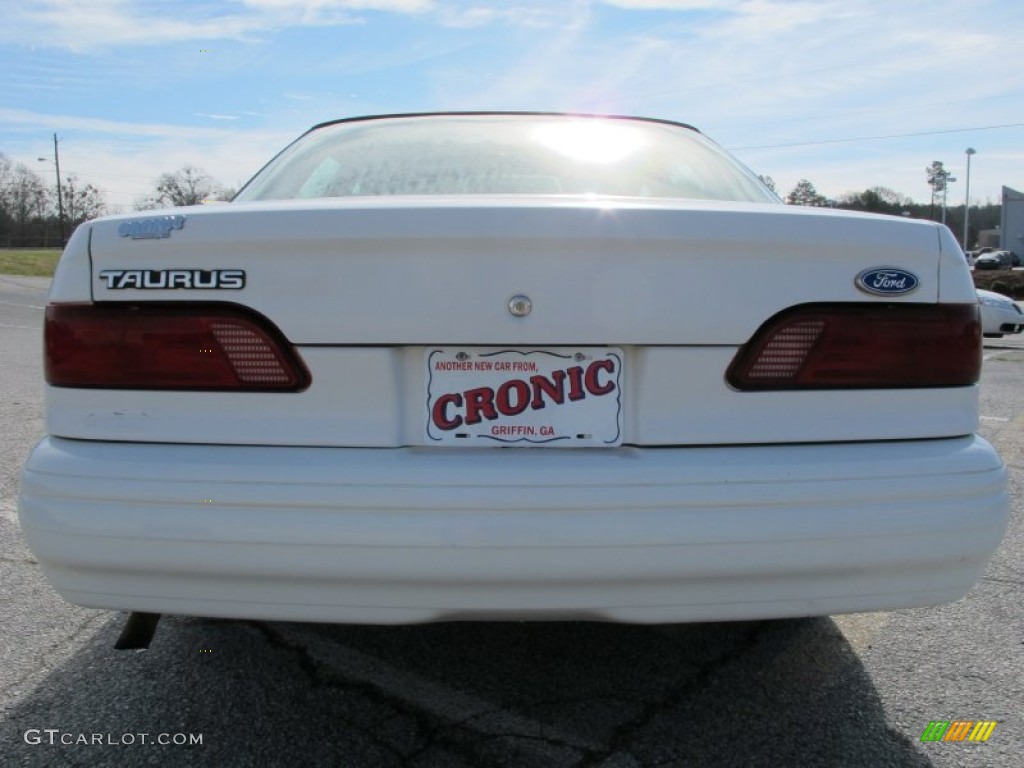 1995 Taurus GL Sedan - Performance White / Blue photo #6