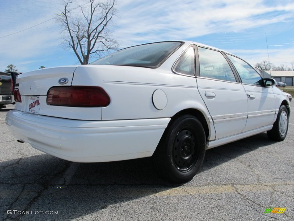 1995 Taurus GL Sedan - Performance White / Blue photo #7