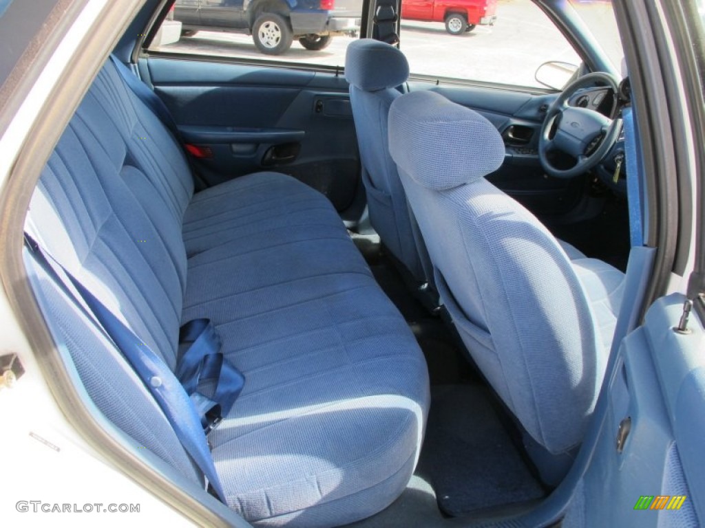 1995 Taurus GL Sedan - Performance White / Blue photo #13