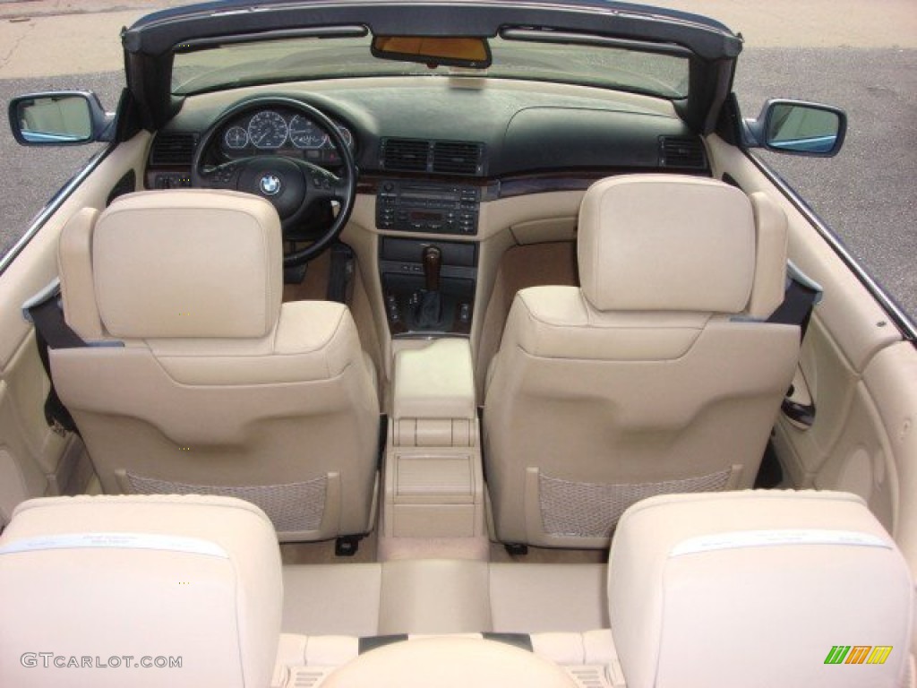 2004 3 Series 330i Convertible - Mystic Blue Metallic / Sand photo #11