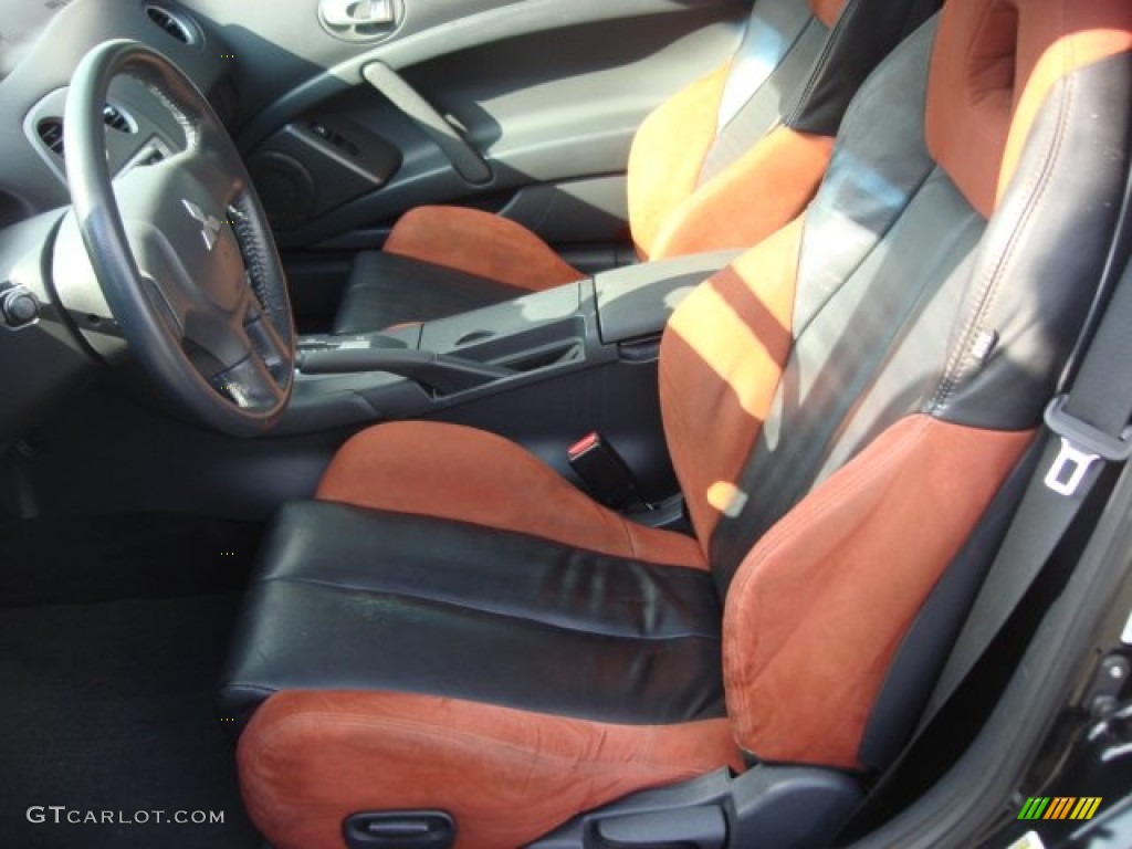 Terra Cotta/Charcoal Interior 2008 Mitsubishi Eclipse SE V6 Coupe Photo #61170311