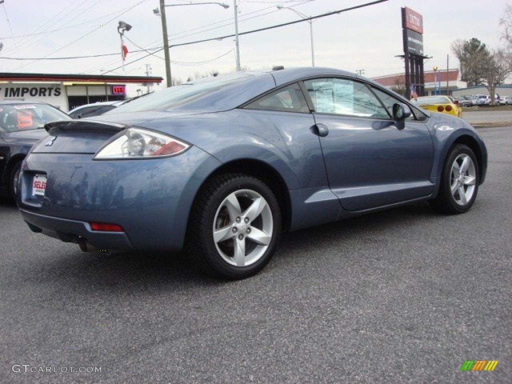 2008 Eclipse GS Coupe - Still Blue Metallic / Dark Charcoal photo #5