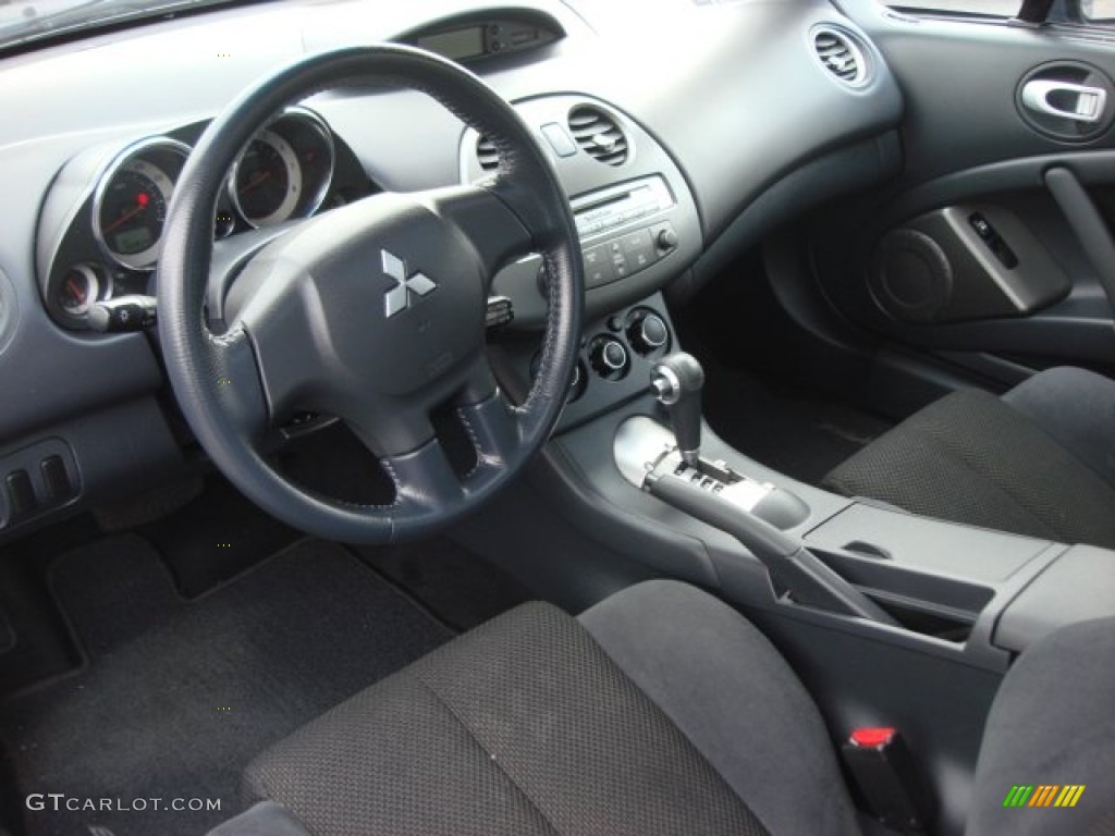 Dark Charcoal Interior 2008 Mitsubishi Eclipse GS Coupe Photo #61170757