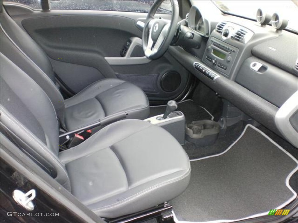 Gray Interior 2009 Smart fortwo pure coupe Photo #61171687