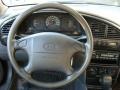 2003 Kia Spectra Grey Interior Steering Wheel Photo