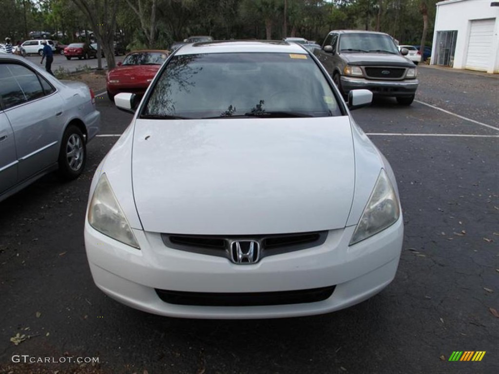 2003 Accord EX V6 Sedan - Taffeta White / Ivory photo #1