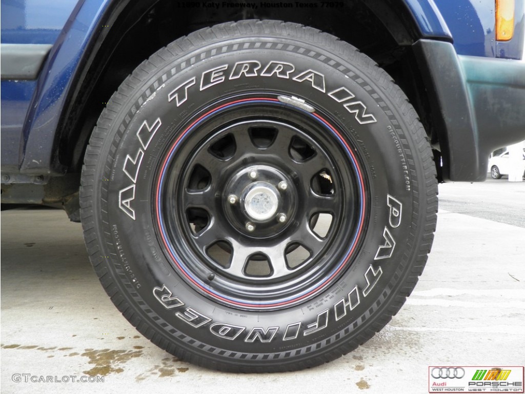 2000 Cherokee Sport 4x4 - Patriot Blue Pearl / Camel Beige photo #29