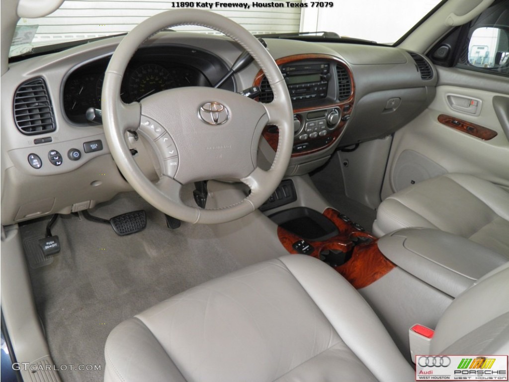 2005 Sequoia Limited 4WD - Blue Steel Metallic / Taupe photo #8