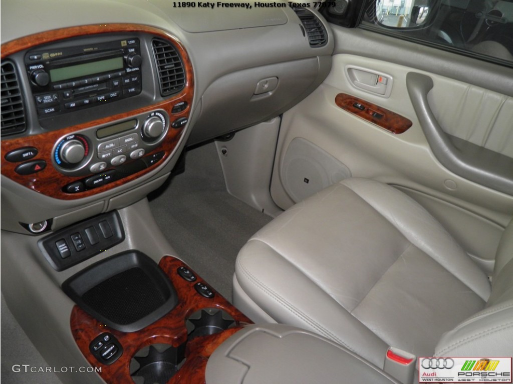 2005 Sequoia Limited 4WD - Blue Steel Metallic / Taupe photo #9
