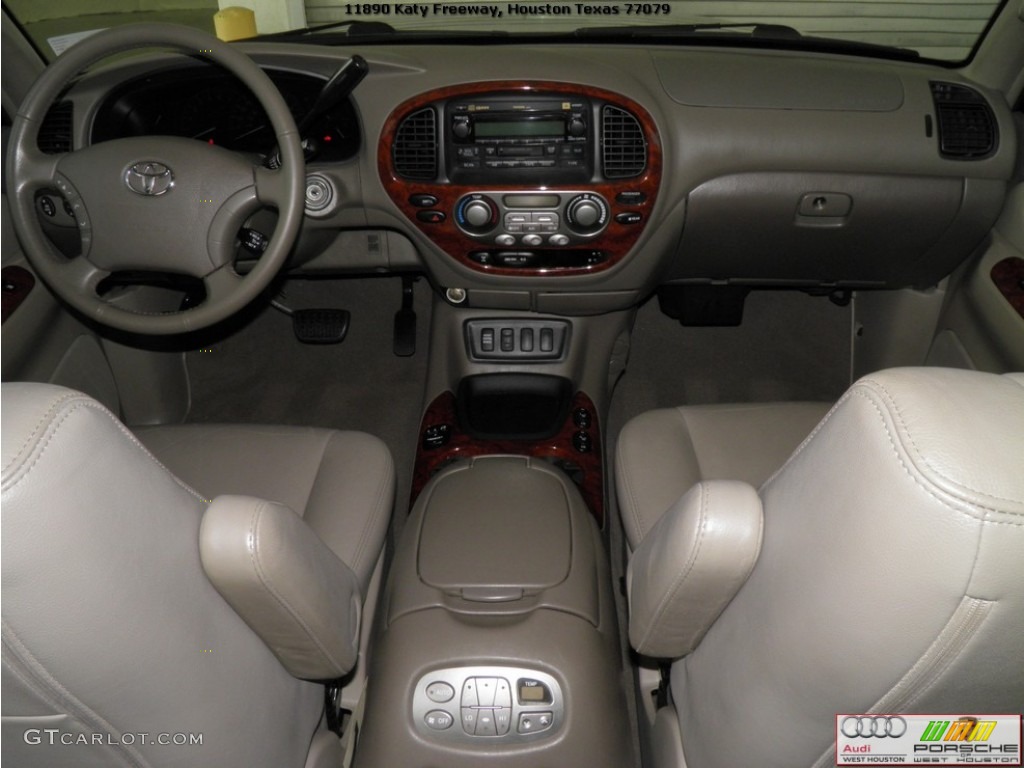 2005 Sequoia Limited 4WD - Blue Steel Metallic / Taupe photo #16