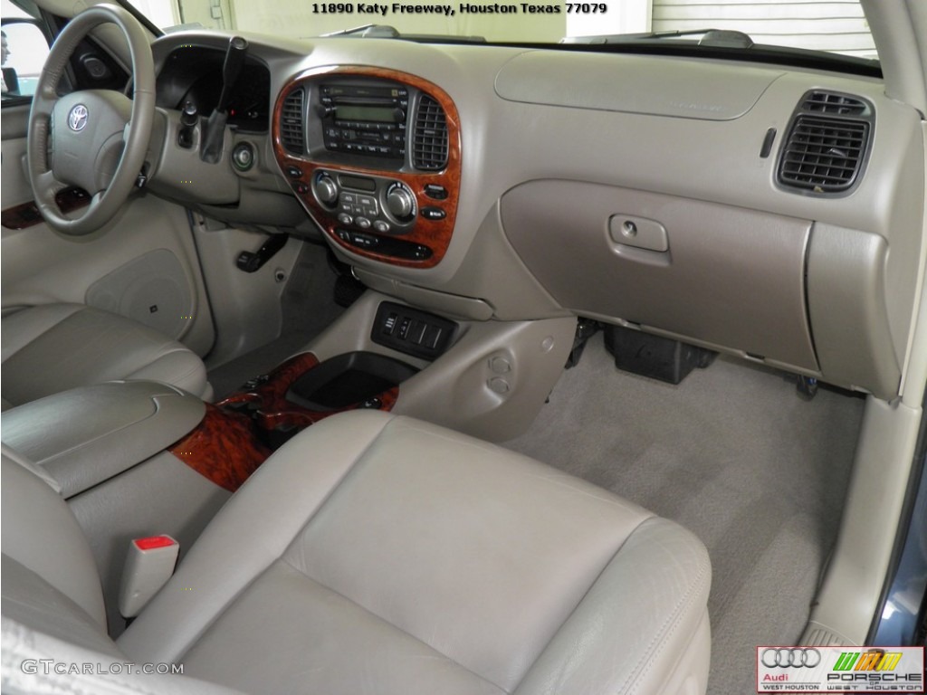 2005 Sequoia Limited 4WD - Blue Steel Metallic / Taupe photo #26