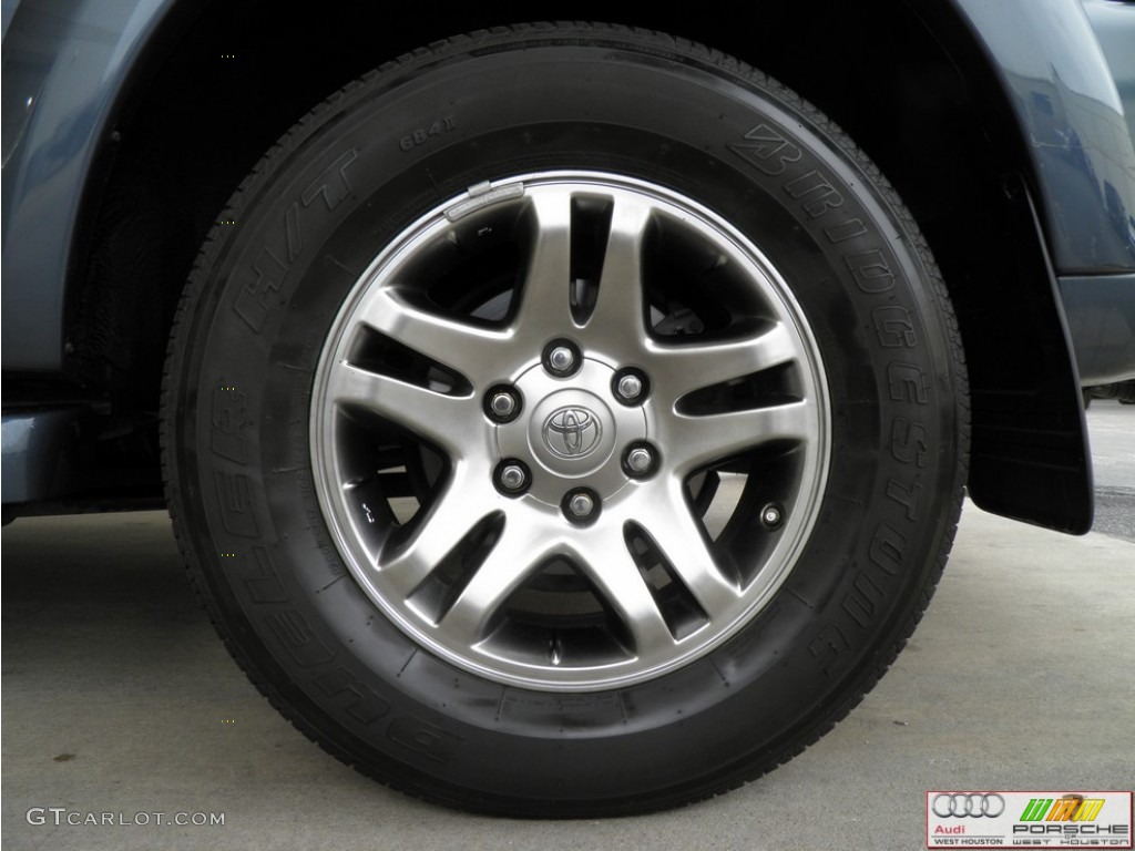 2005 Sequoia Limited 4WD - Blue Steel Metallic / Taupe photo #33