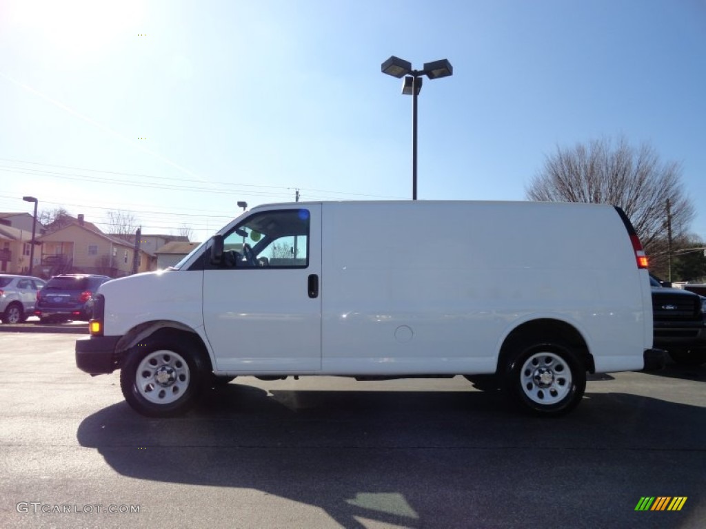 2011 Express 1500 Cargo Van - Summit White / Medium Pewter photo #1