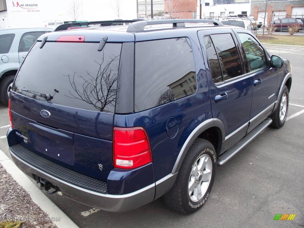 2004 Explorer XLT 4x4 - Dark Blue Pearl Metallic / Graphite photo #4