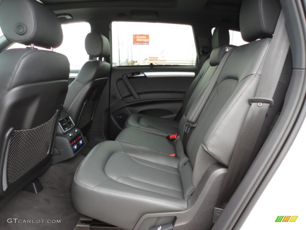 Black Interior 2012 Audi Q7 3.0 TFSI quattro Photo #61173310