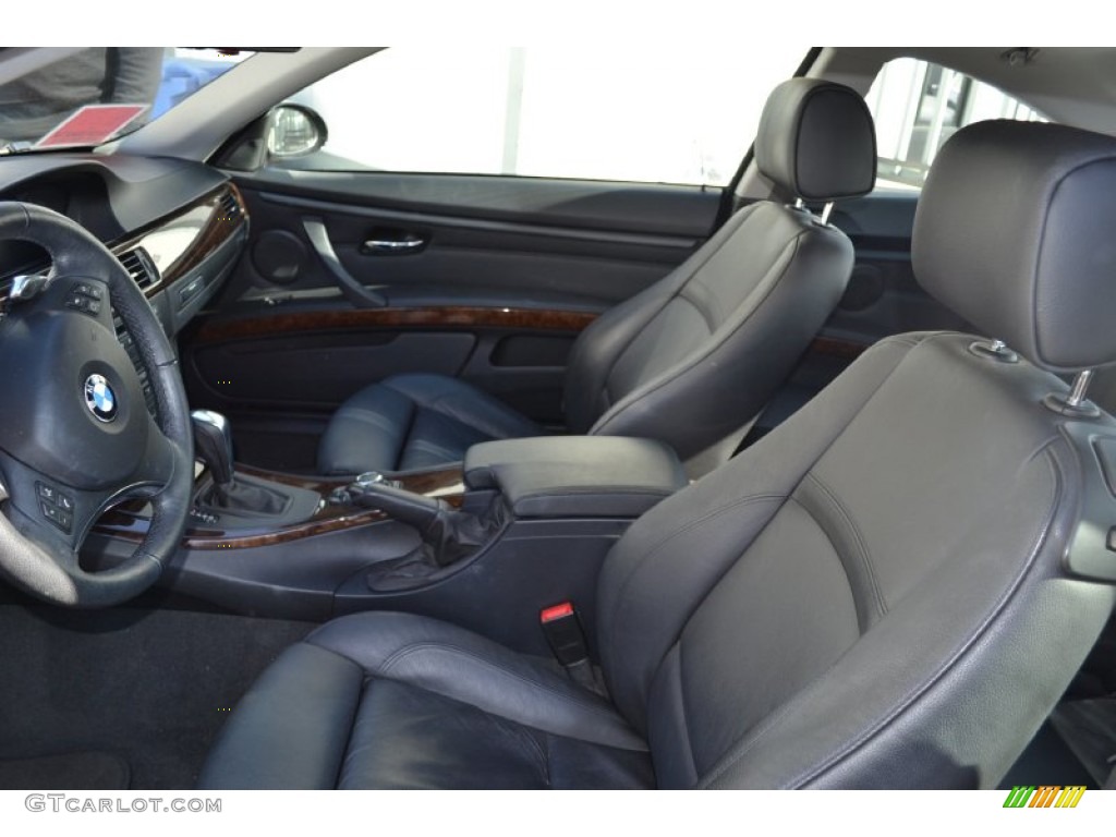 2009 3 Series 335i Coupe - Jet Black / Black photo #5