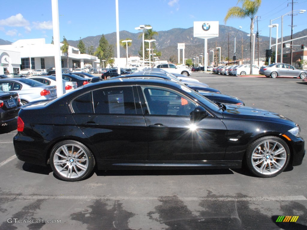 2010 3 Series 335i Sedan - Black Sapphire Metallic / Black photo #3