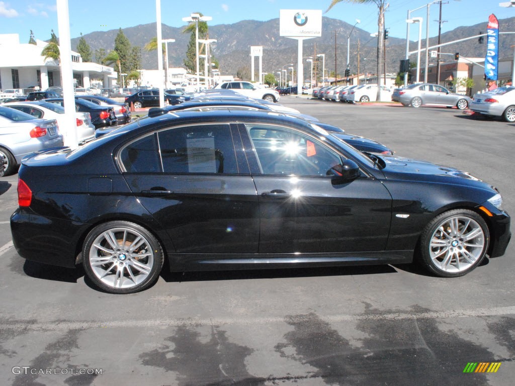2010 3 Series 335i Sedan - Black Sapphire Metallic / Black photo #13