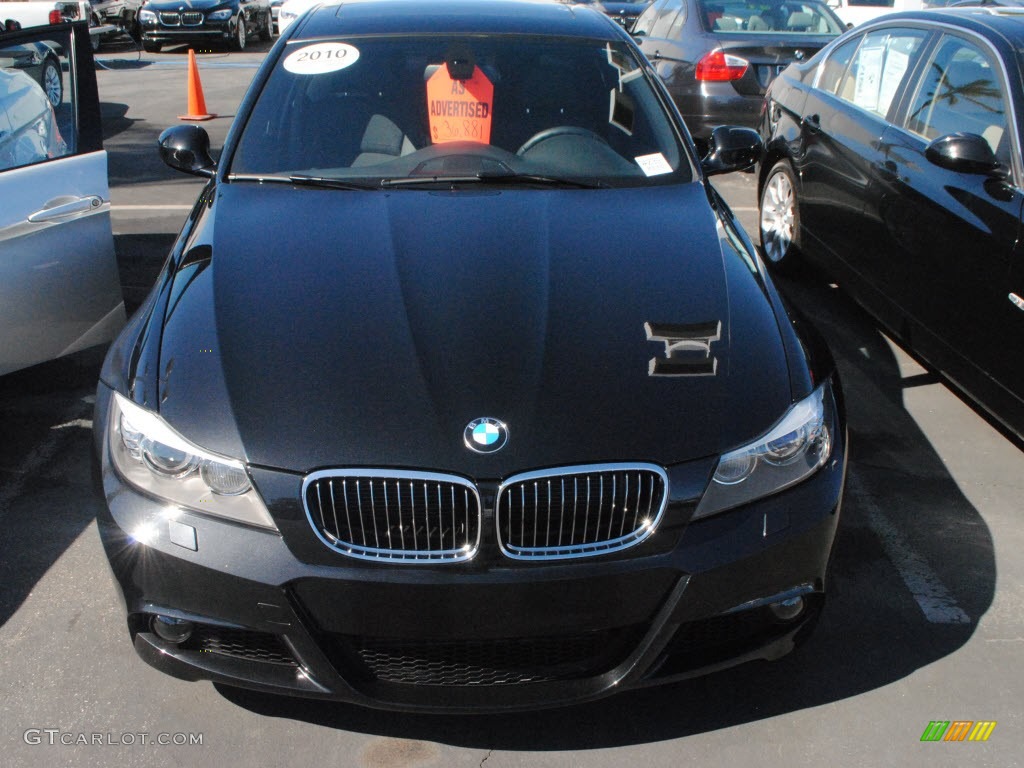 2010 3 Series 335i Sedan - Black Sapphire Metallic / Black photo #20