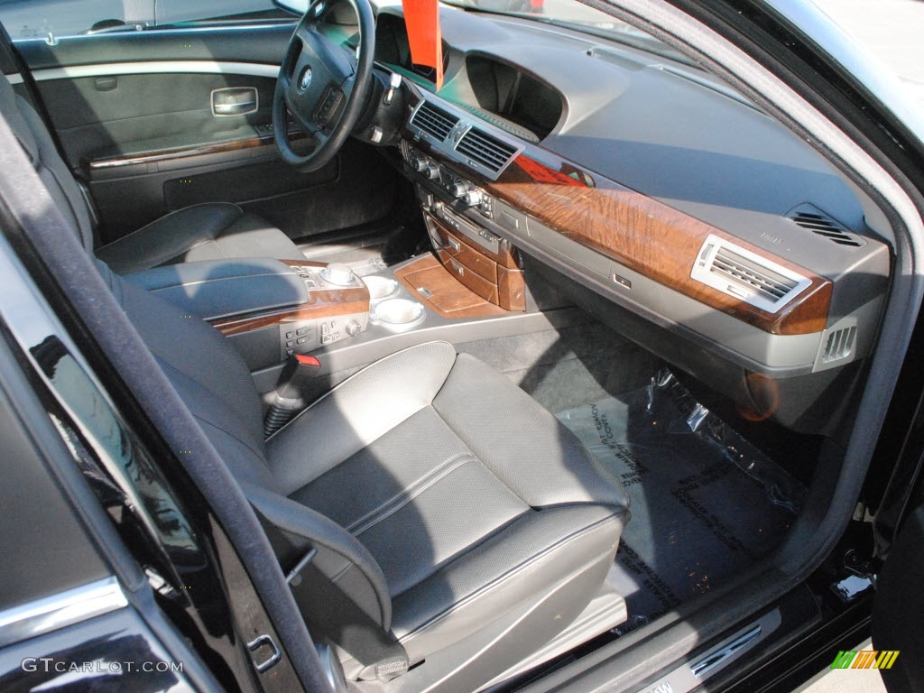 2006 7 Series 750i Sedan - Jet Black / Black/Black photo #4