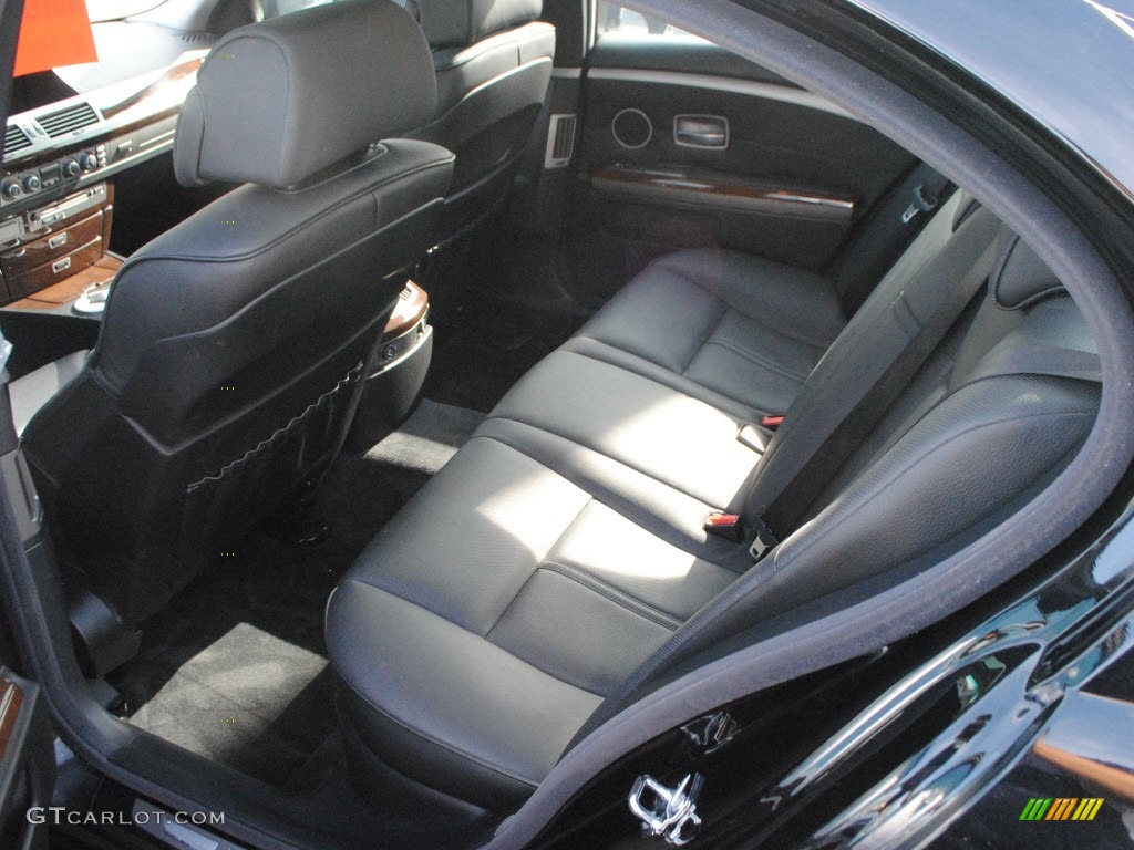 2006 7 Series 750i Sedan - Jet Black / Black/Black photo #11