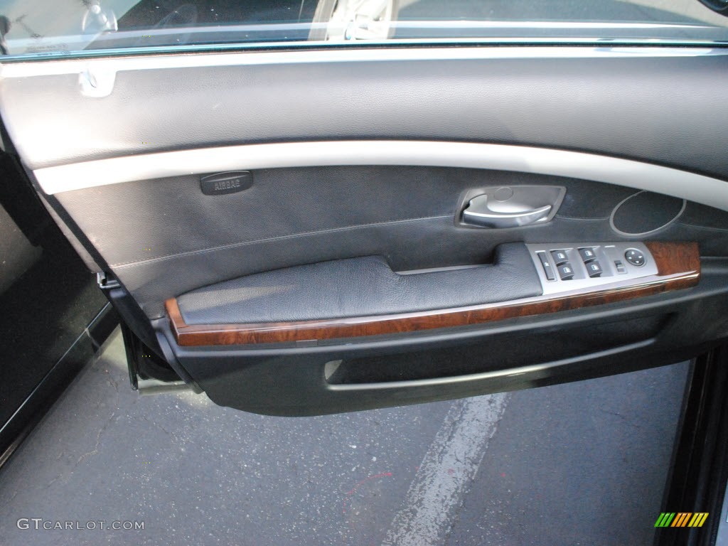 2006 7 Series 750i Sedan - Jet Black / Black/Black photo #15