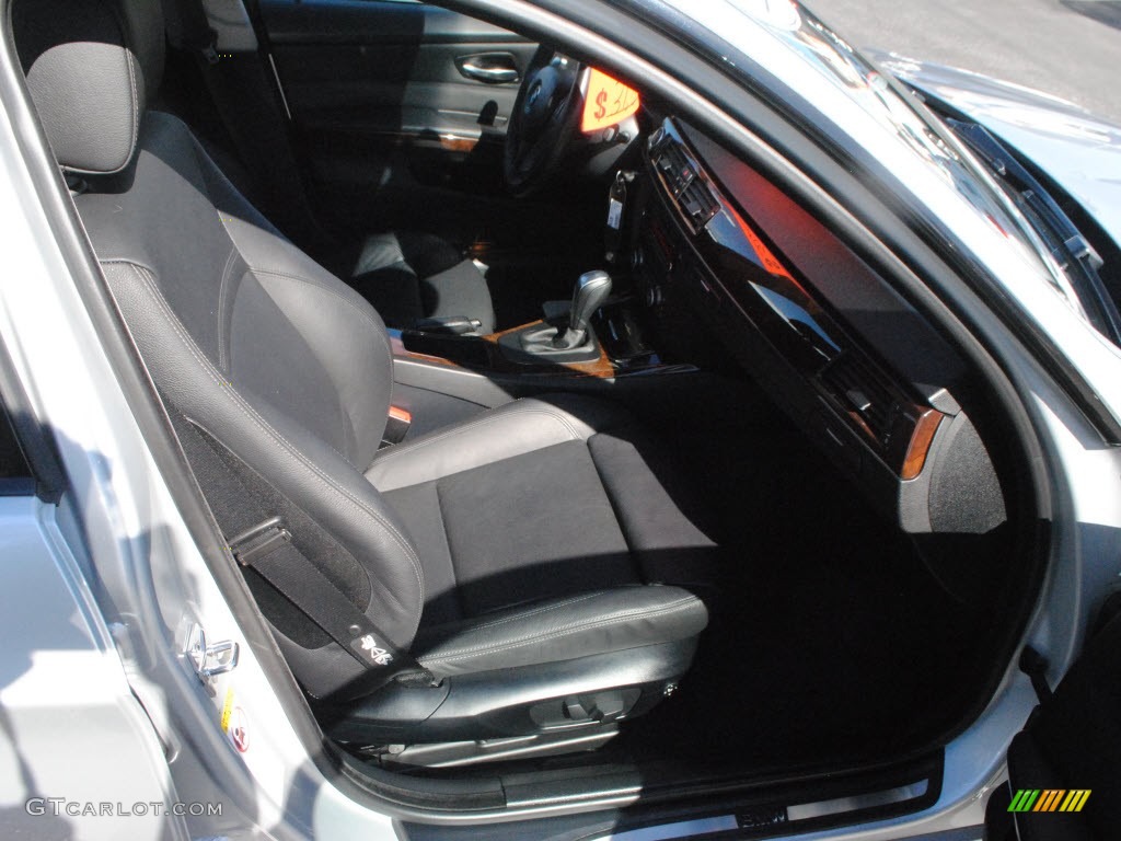 2009 3 Series 335i Sedan - Titanium Silver Metallic / Black photo #3