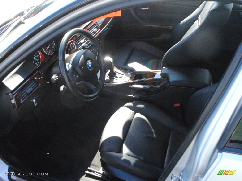 2009 3 Series 335i Sedan - Titanium Silver Metallic / Black photo #14