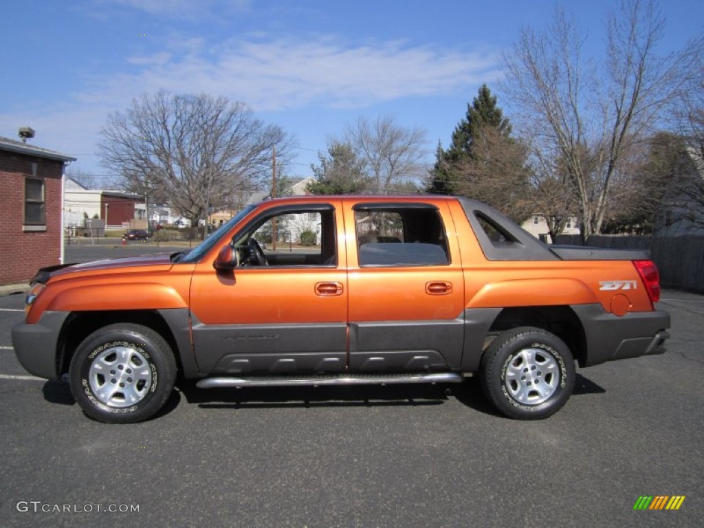 Sunburst Orange Metallic 2004 Chevrolet Avalanche 1500 Z71 4x4 Exterior Photo #61175500