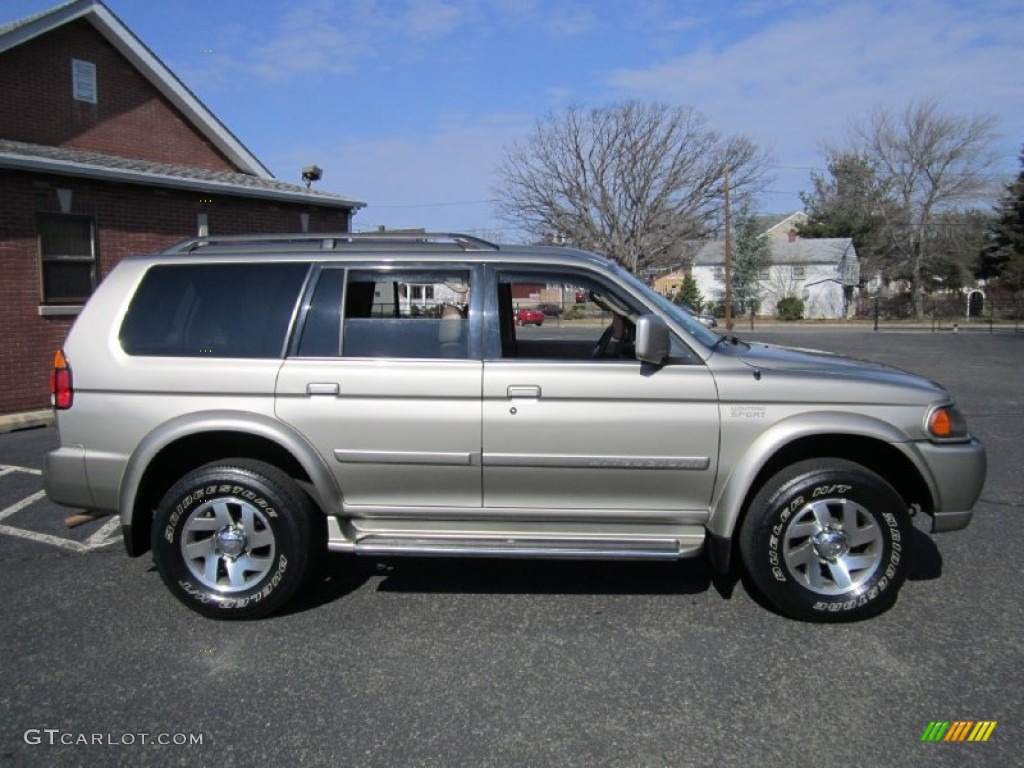 2003 Montero Sport Limited 4x4 - Sudan Beige Metallic / Tan photo #9