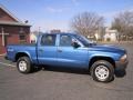 2004 Atlantic Blue Pearl Dodge Dakota SXT Quad Cab 4x4  photo #11