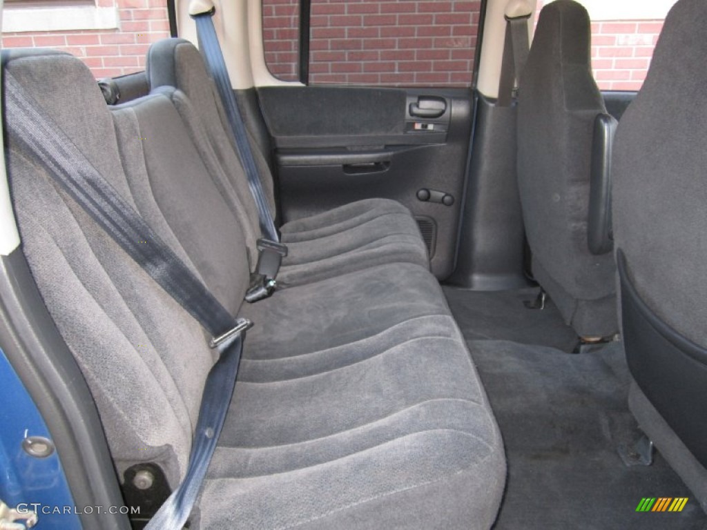 Dark Slate Gray Interior 2004 Dodge Dakota SXT Quad Cab 4x4 Photo #61176160