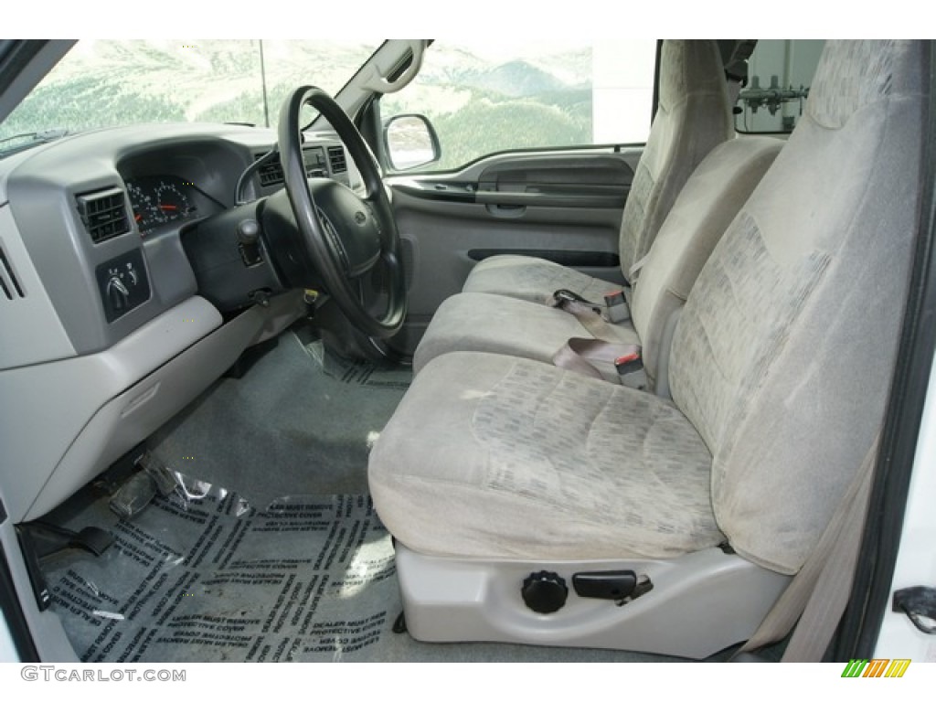 Medium Graphite Interior 2000 Ford F250 Super Duty XLT Extended Cab 4x4 Photo #61176193