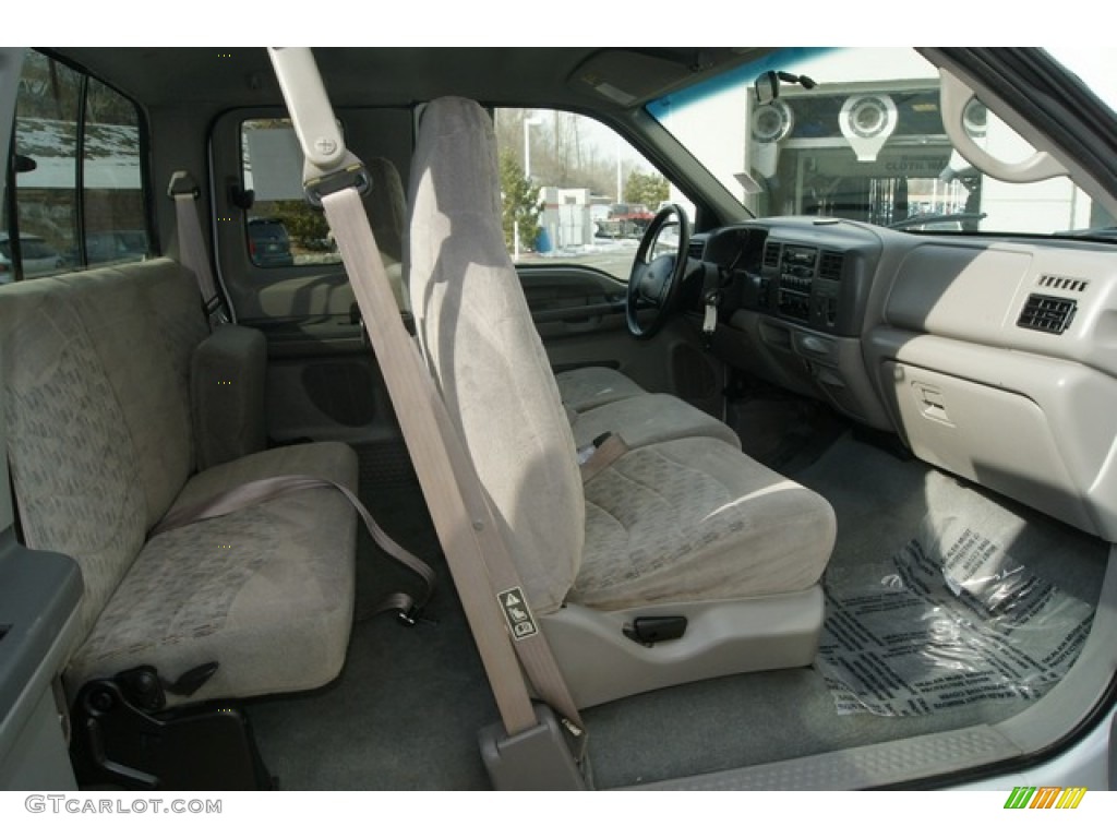Medium Graphite Interior 2000 Ford F250 Super Duty XLT Extended Cab 4x4 Photo #61176277